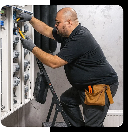 Installation och felsökning i elcentral